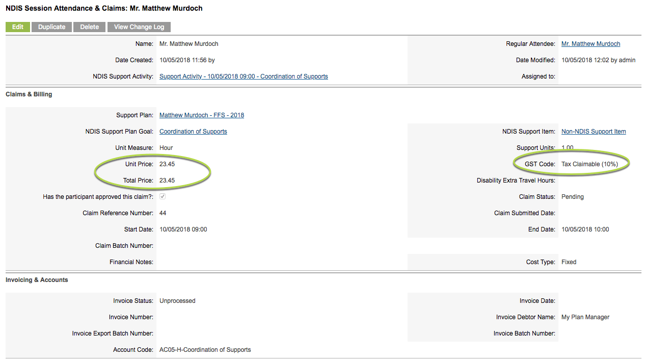 Charging GST for NDIS activities Community Data Solutions