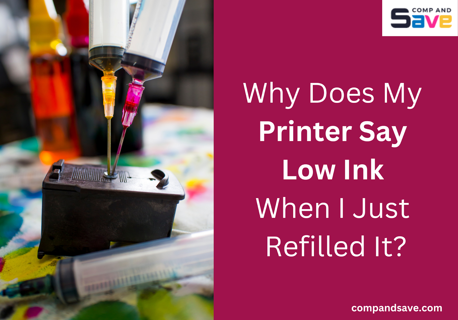 Why Does My Printer Say Low Ink When I Just Refilled It?