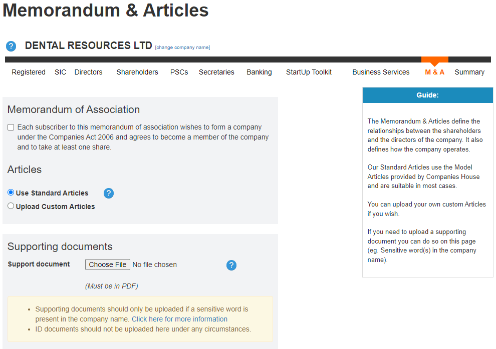 Sensitive Word In Company Name [Supporting Document Required] Companies Made Simple Help Centre