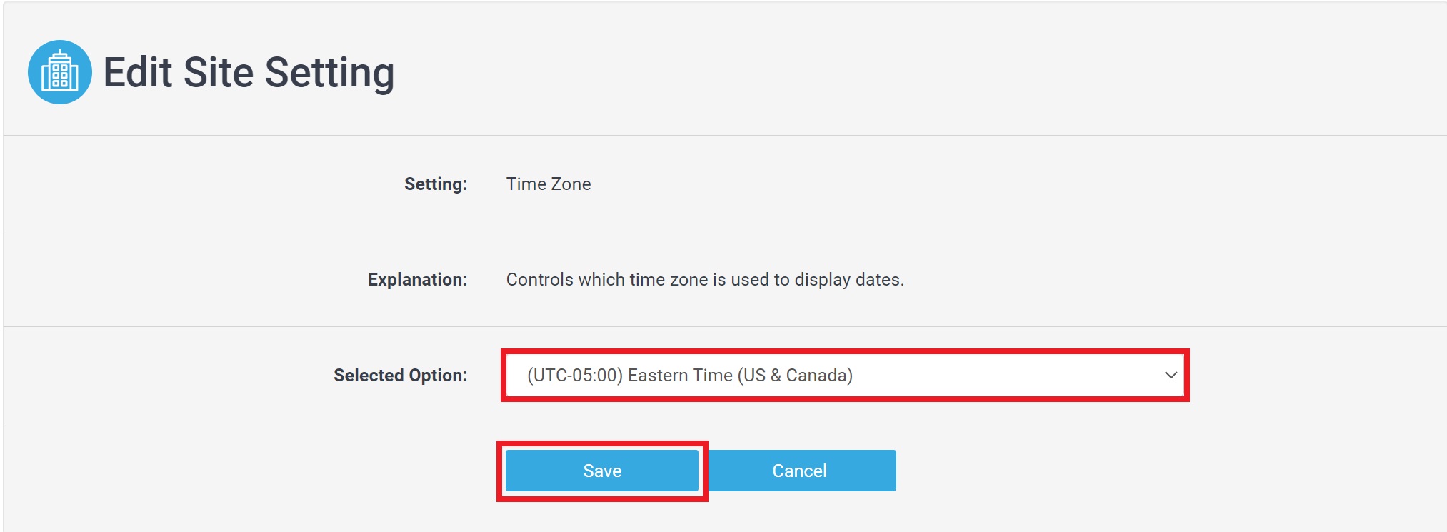 How to Change your Time Zone Condo Control English