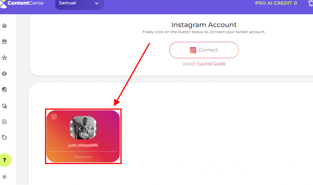 How to connect your Instagram account ContentGenie Support