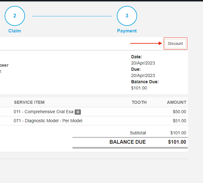 How do I apply a discount to an invoice? Core Practice