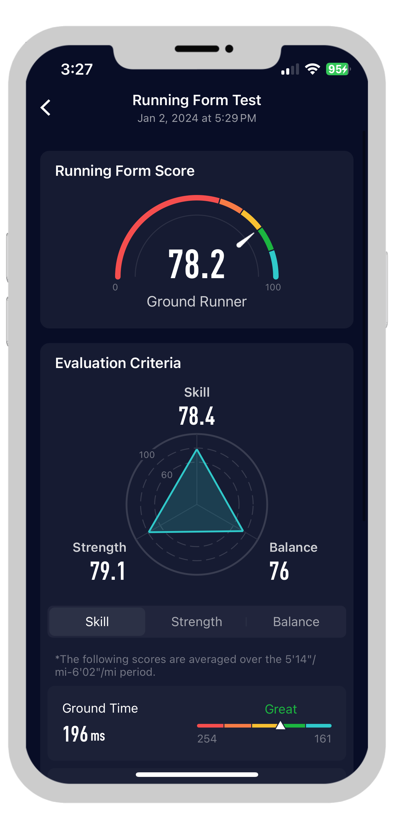 Running Form Test COROS Help Center