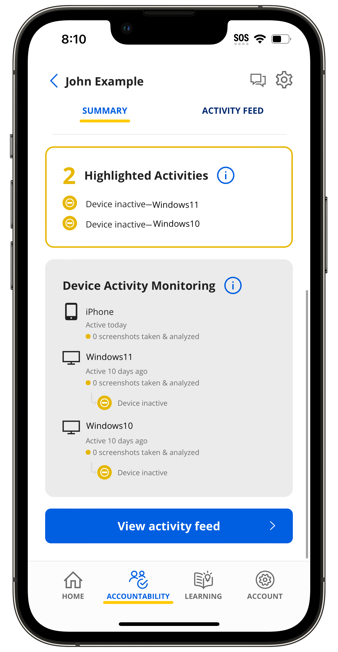 What is Device Inactive? Covenant Eyes Service Center