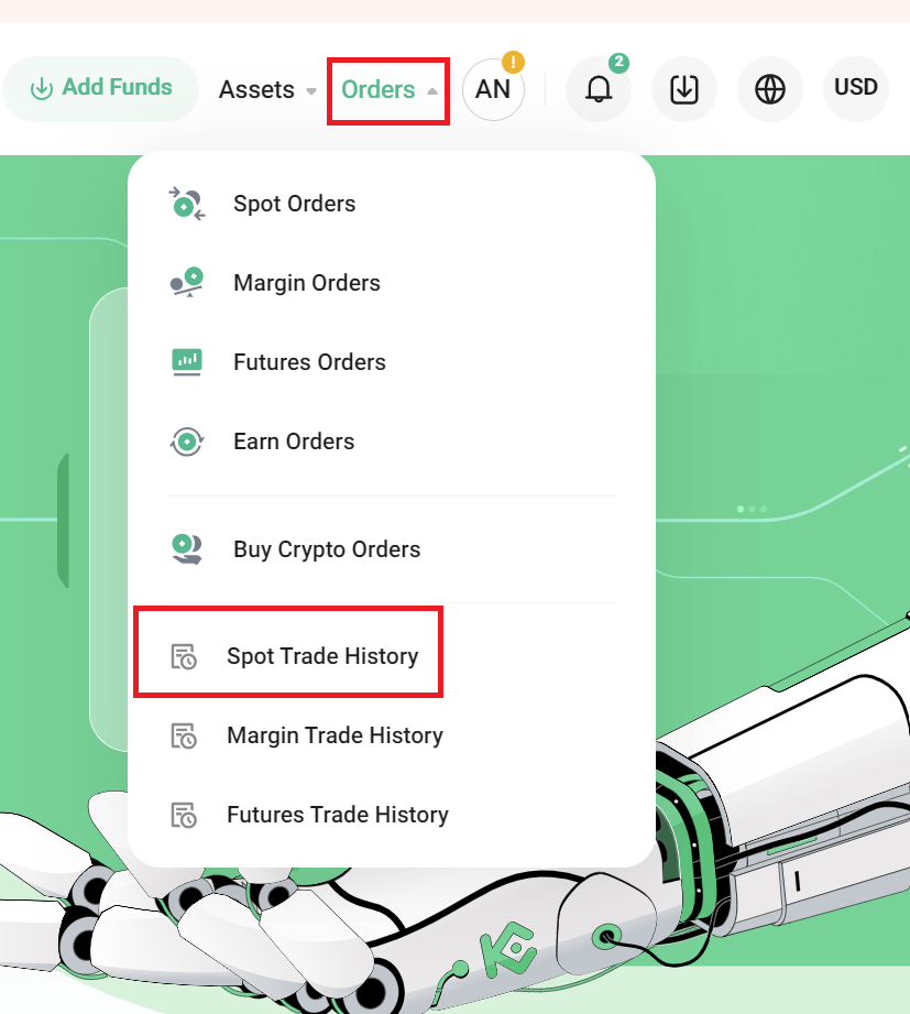 How to get trade history from KuCoin Help Center