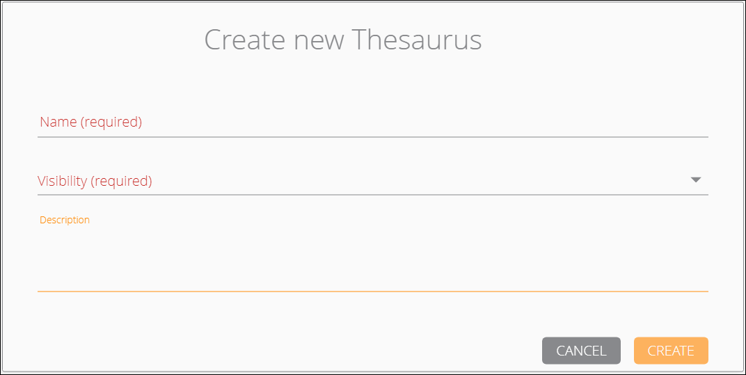 Metadata Designer Working with a Thesaurus Support Hub