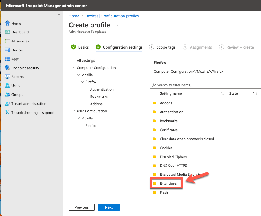 Deploy Dashlane browser extension using Intune Dashlane