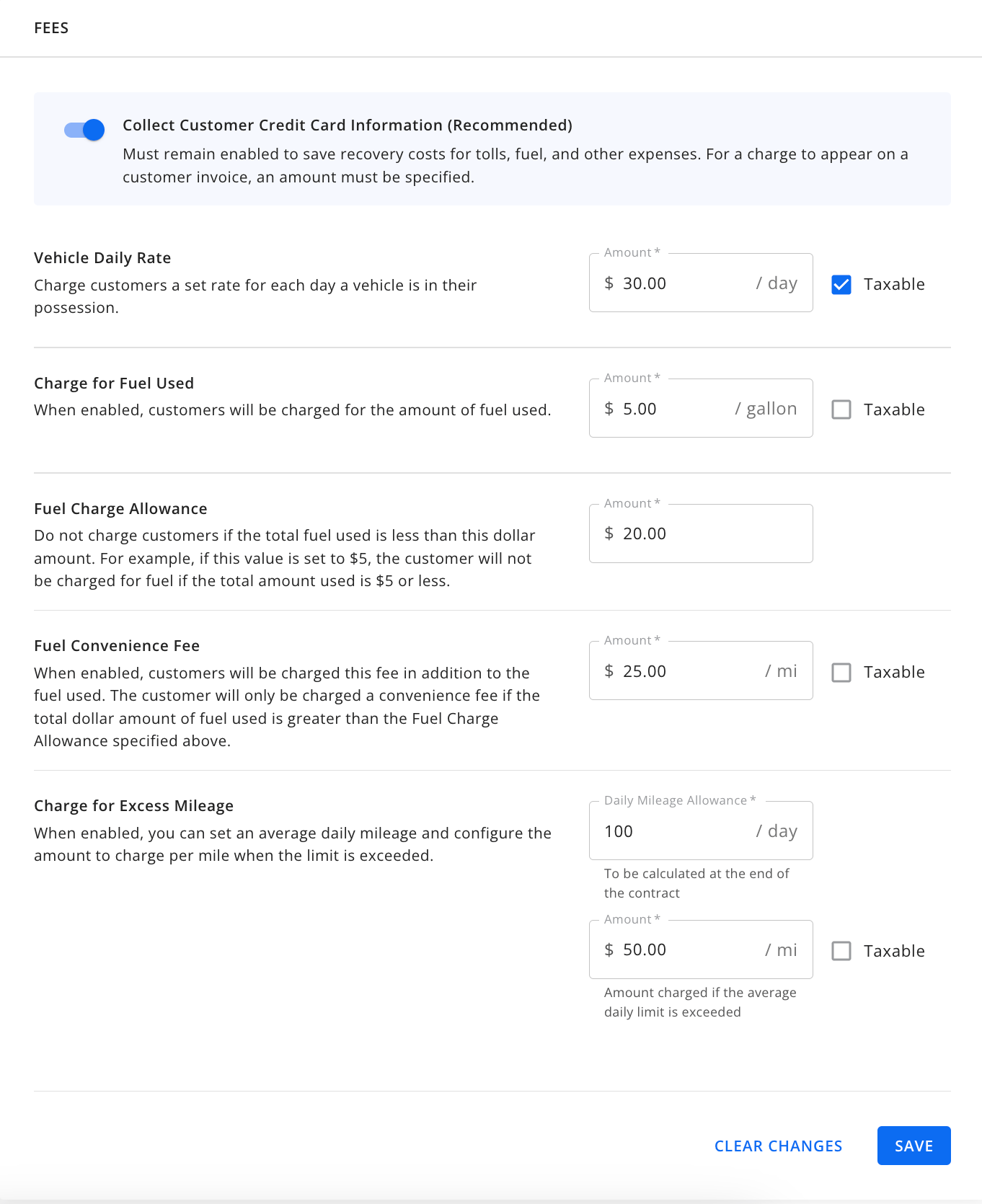 Configure a Vehicle Daily Rate in Dealerware  Dealerware