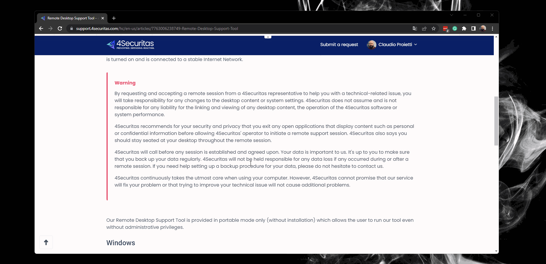 Remote Desktop Support Tool ACSIA English HC
