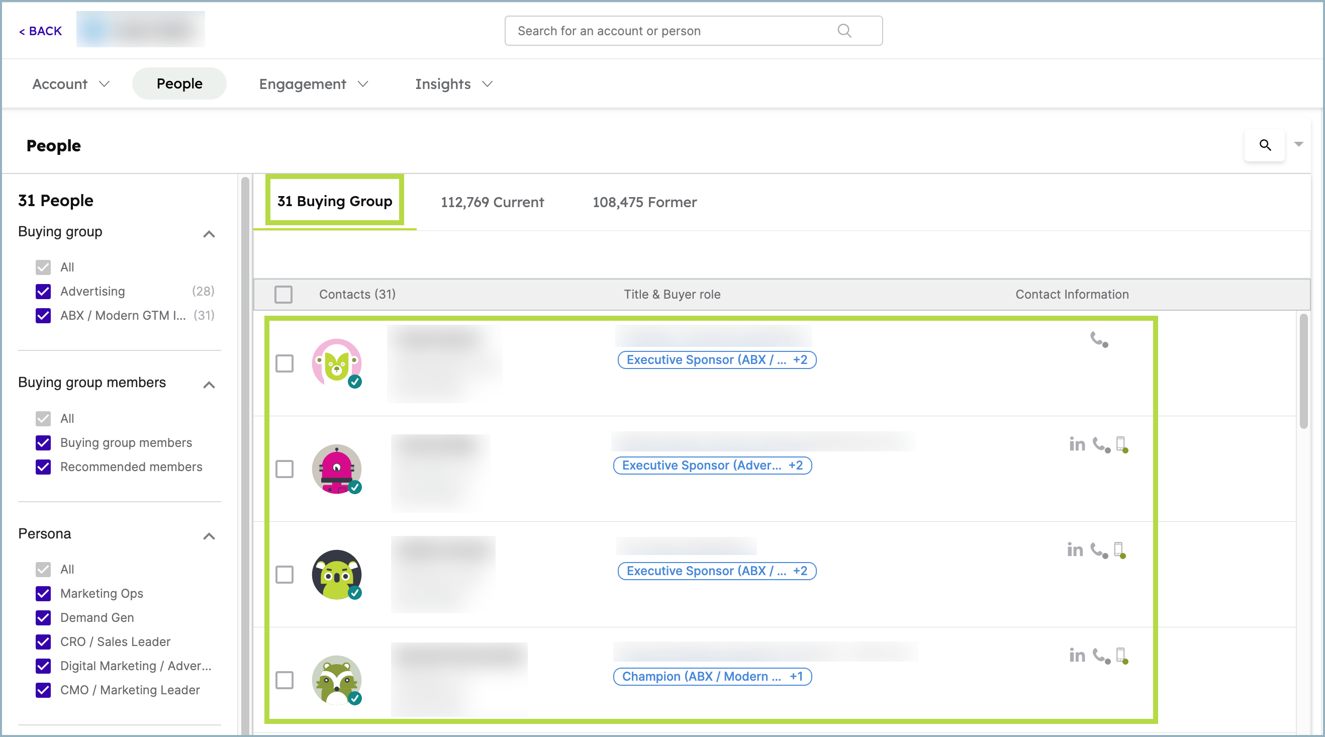 View Buying Group Members Help Center