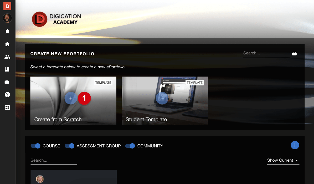 Quick Start Guide to Creating an ePortfolio Digication Help Desk