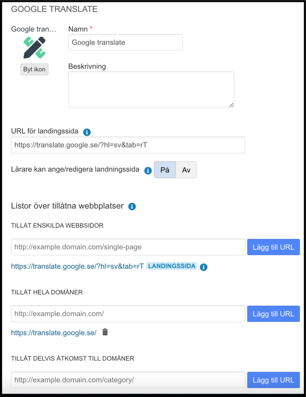 Externa Provverktyg Google Translate Digiexam Kunskapscentrum