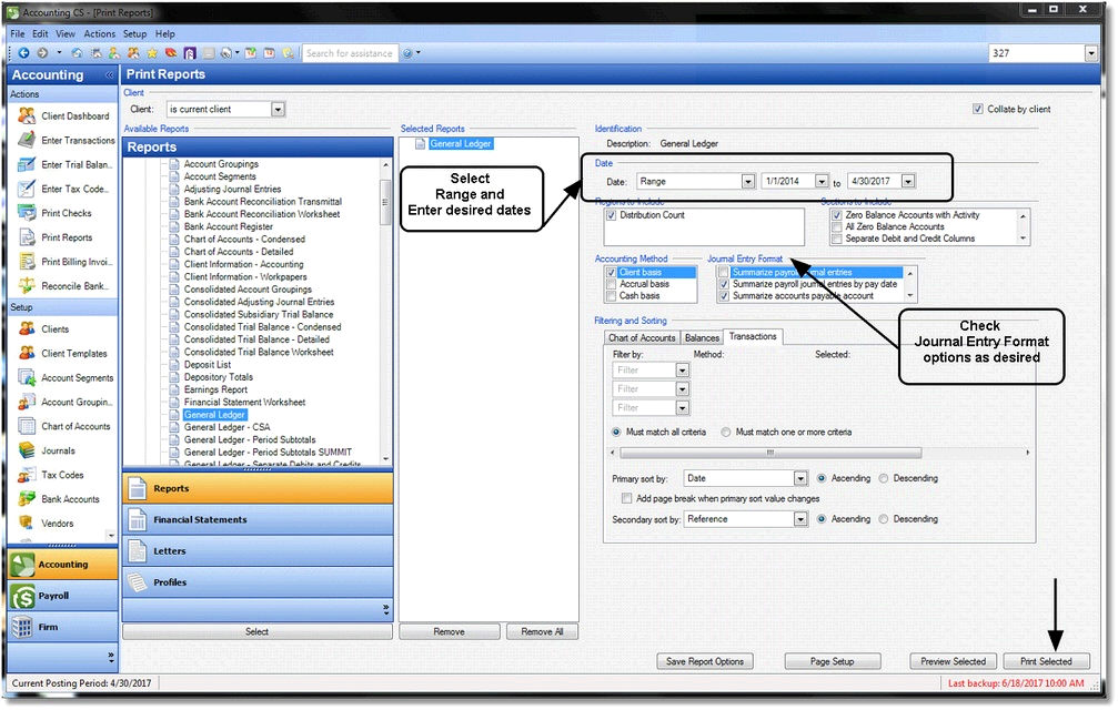 Creative Solutions>ACS Transactions Dillner's Accounting Tools