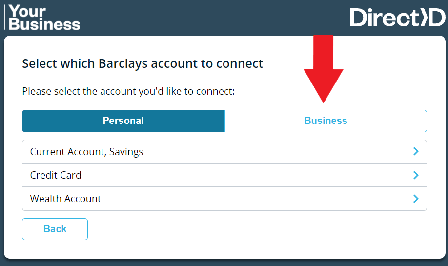 Barclays UK Logging in to Corporate accounts on desktop DirectID