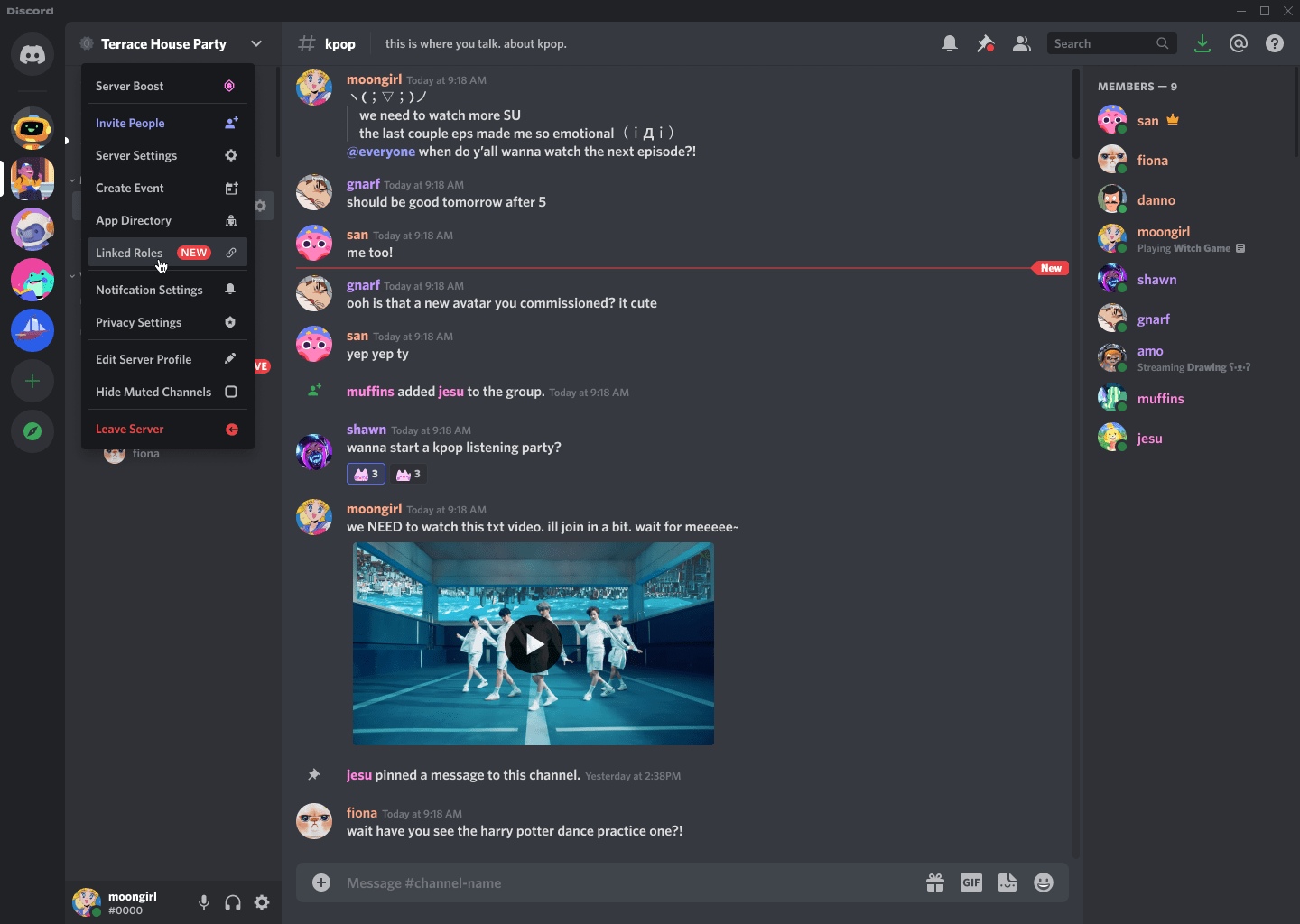 Connections & Linked Roles Admins Discord