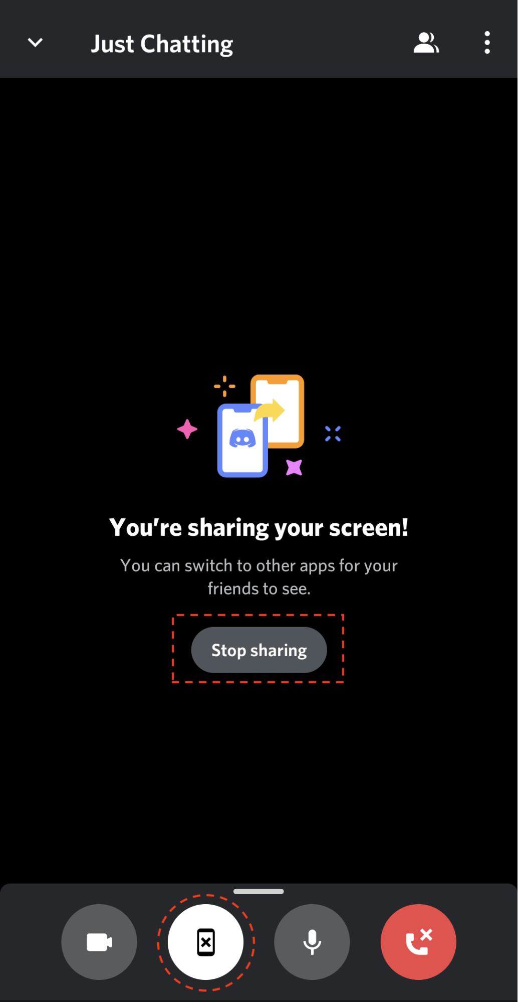 [Mobile] Screenshare FAQ Discord