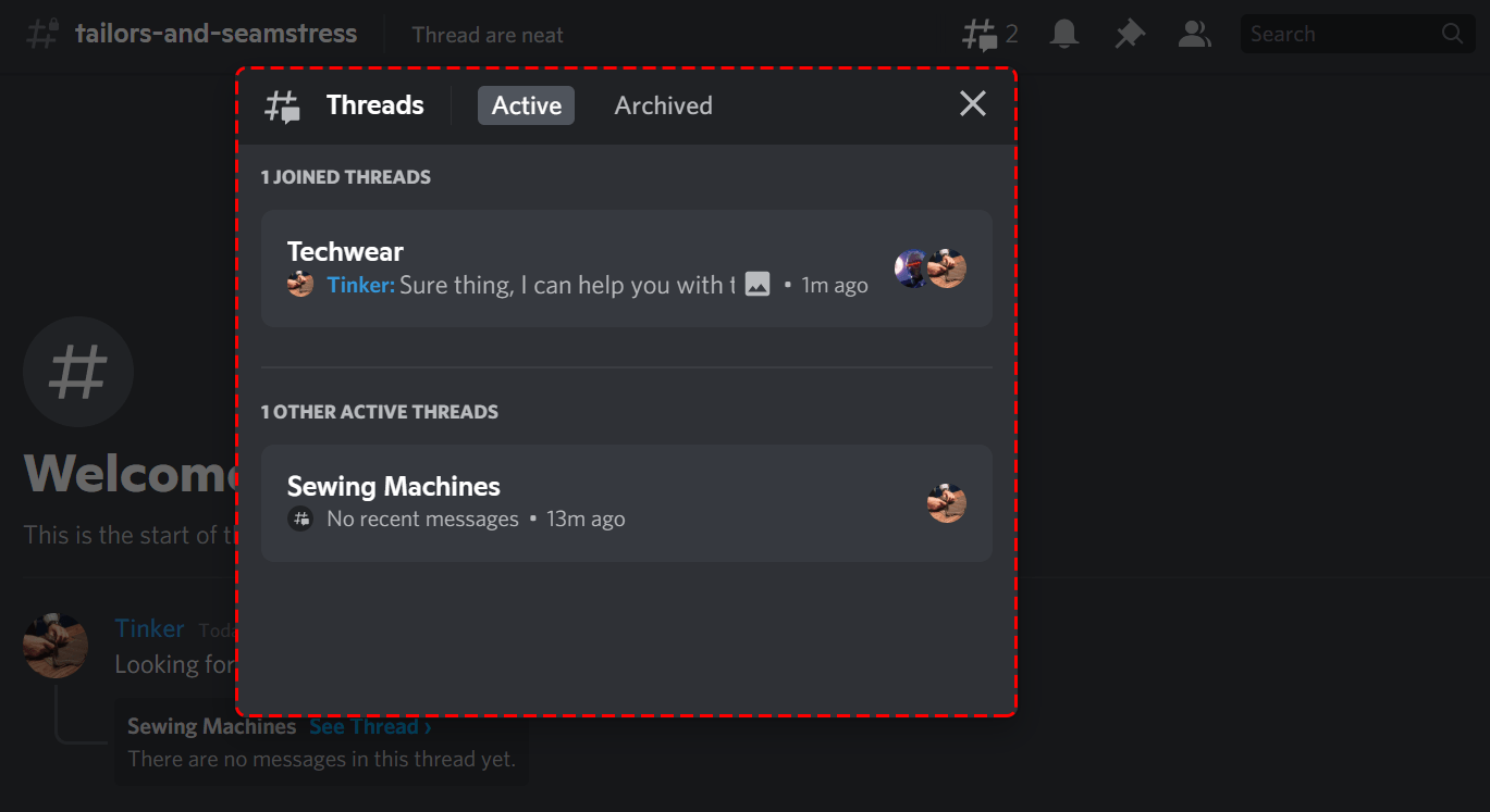 Threads FAQ Discord
