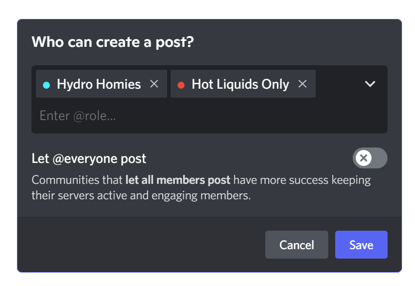 フォーラムチャンネル Discord