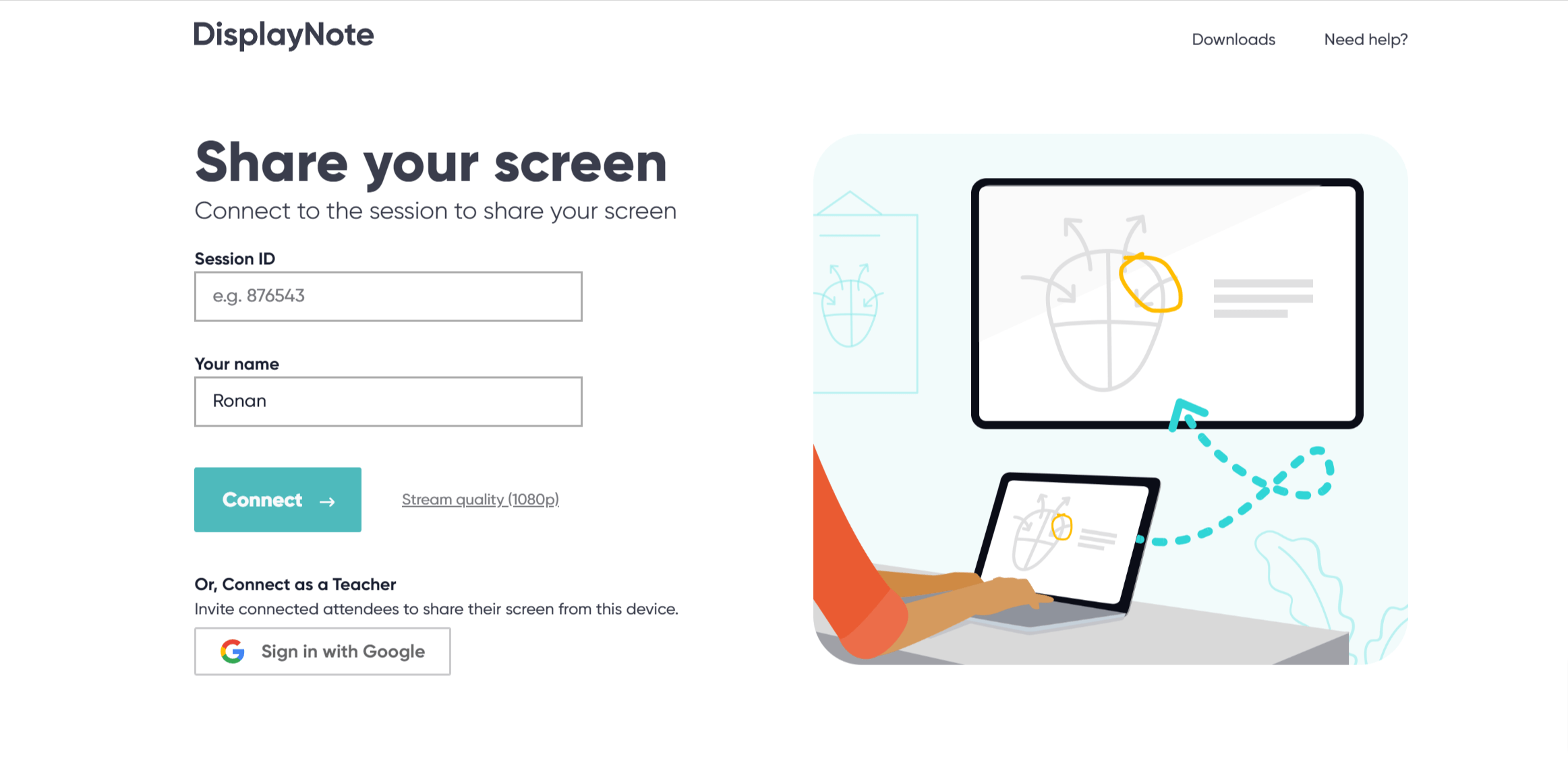 Present to Montage from the  app (Chromium based browsers