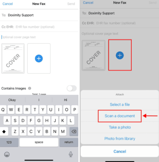How to Send a Fax and Other Features on your iOS Device Help Center