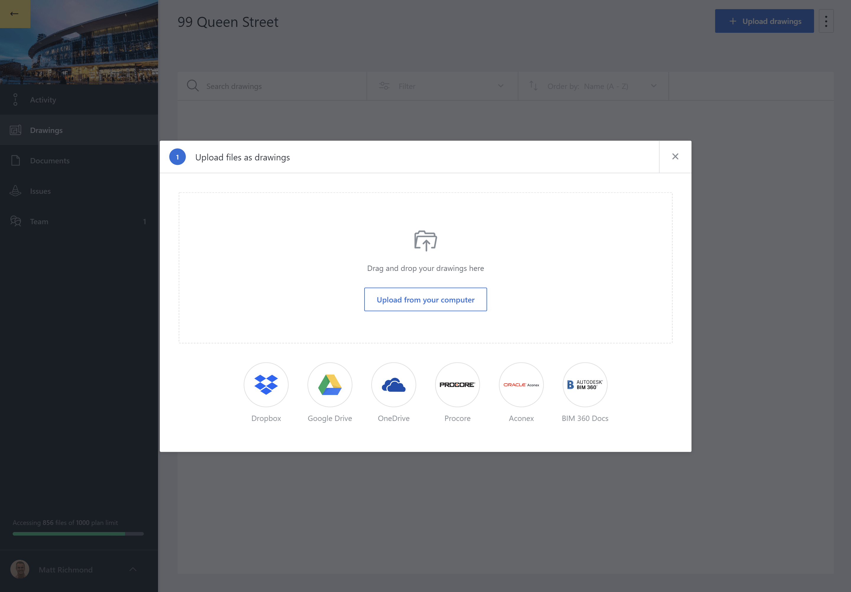 Drawboard Projects Uploading a drawing set to your project Drawboard
