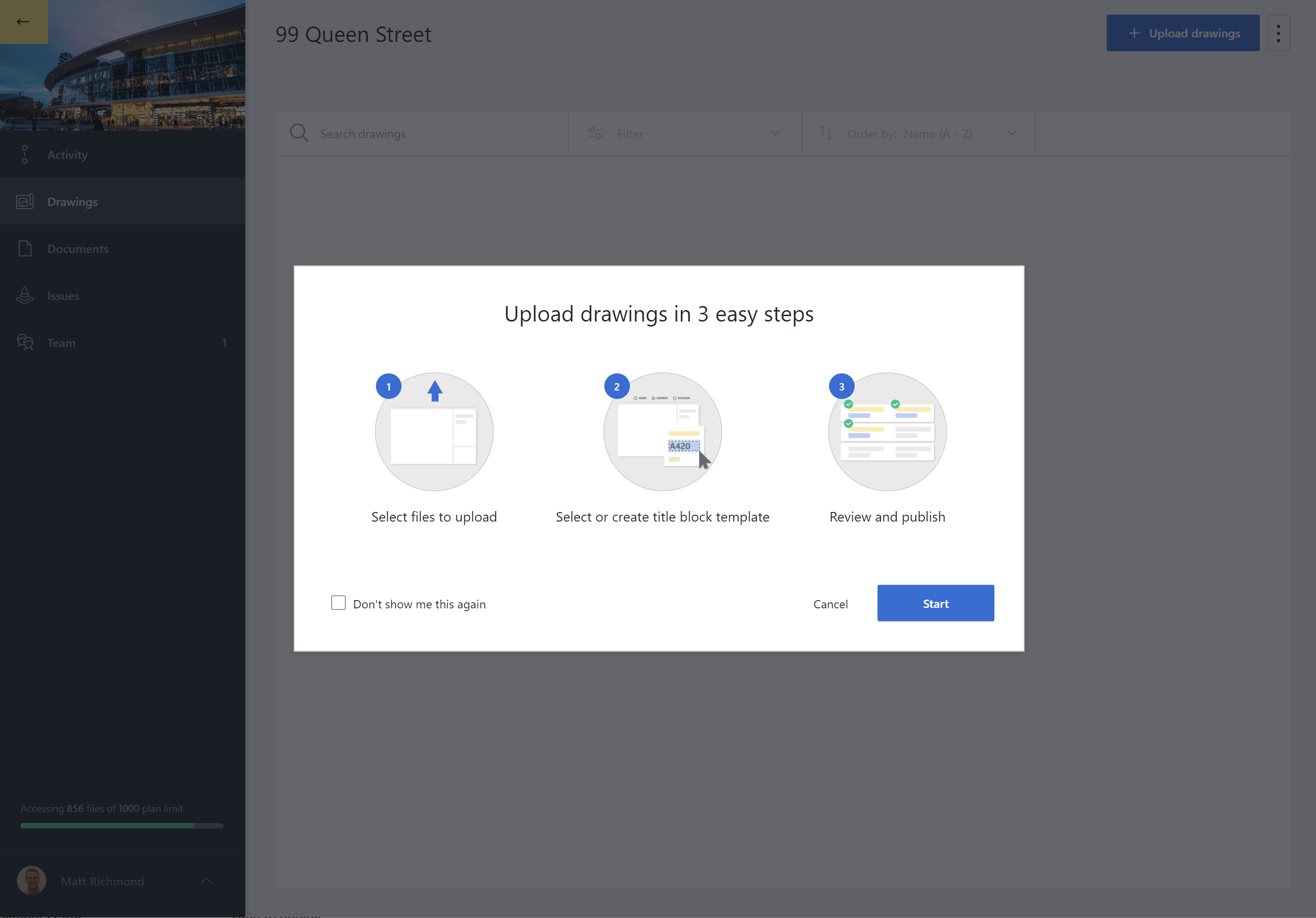 Drawboard Projects Uploading a drawing set to your project Drawboard
