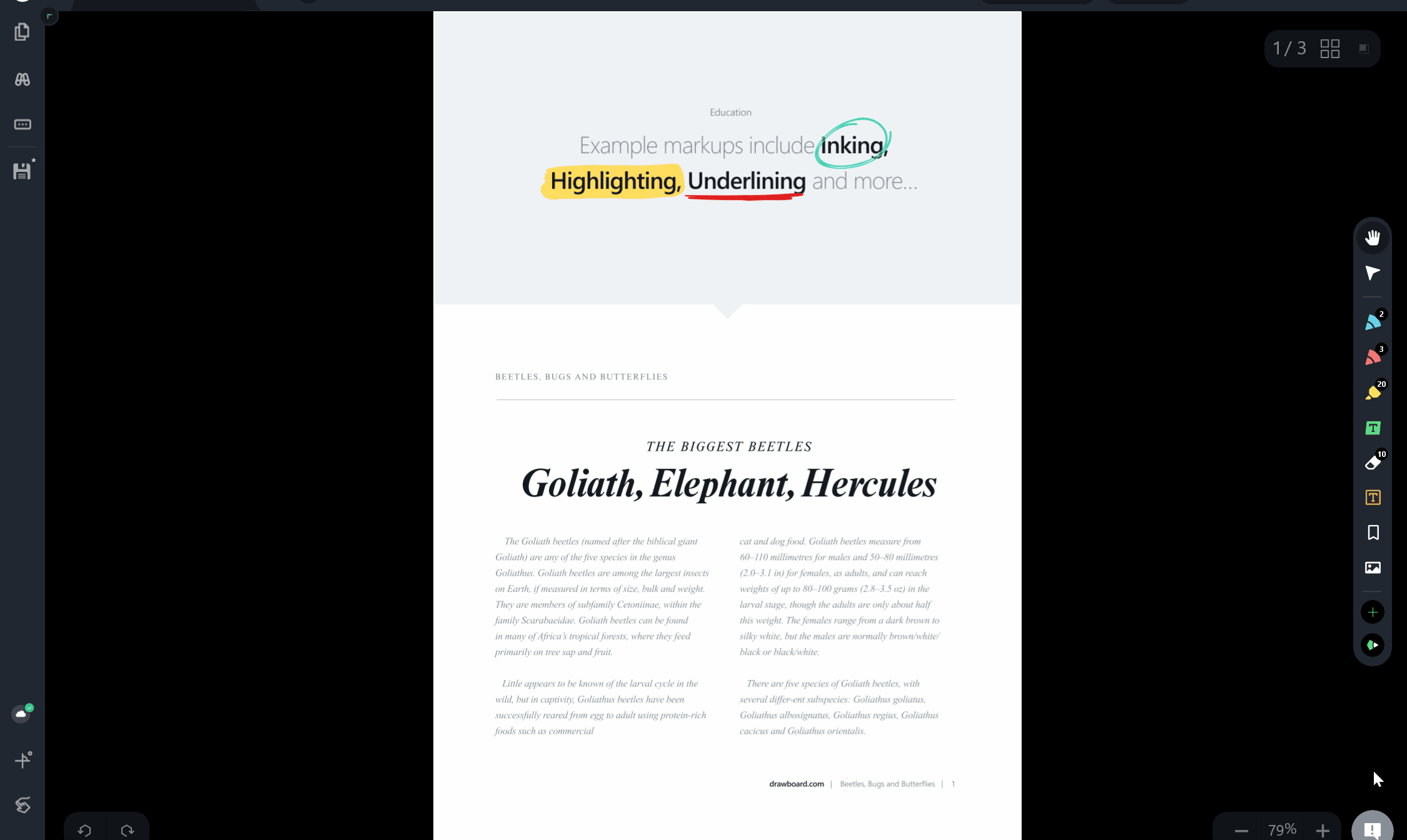 Bookmarks Tool Drawboard Help Centre