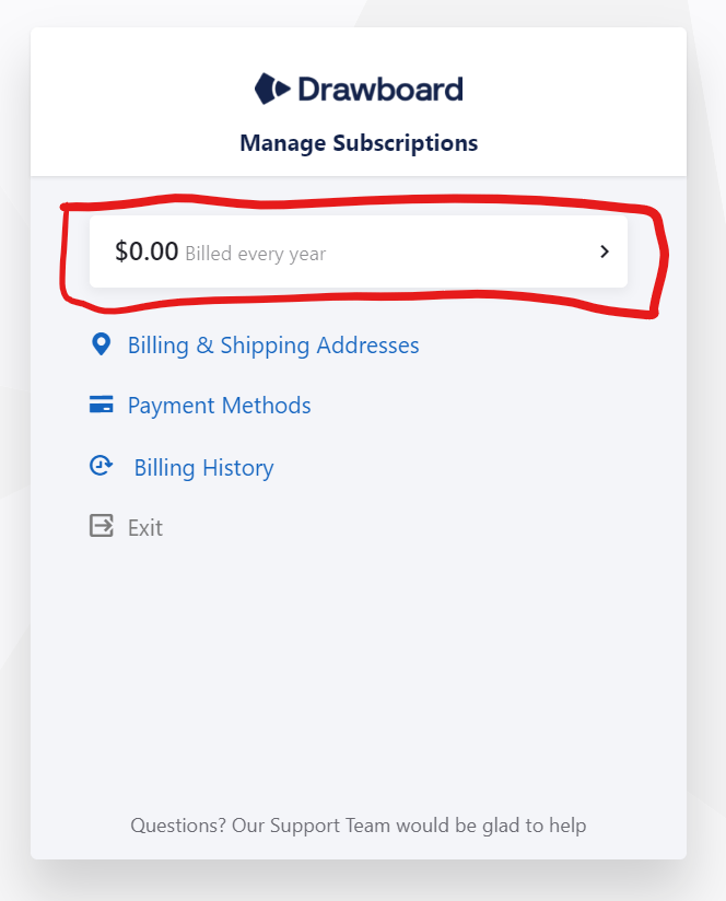 Manage your subscription and plan Drawboard Help Centre
