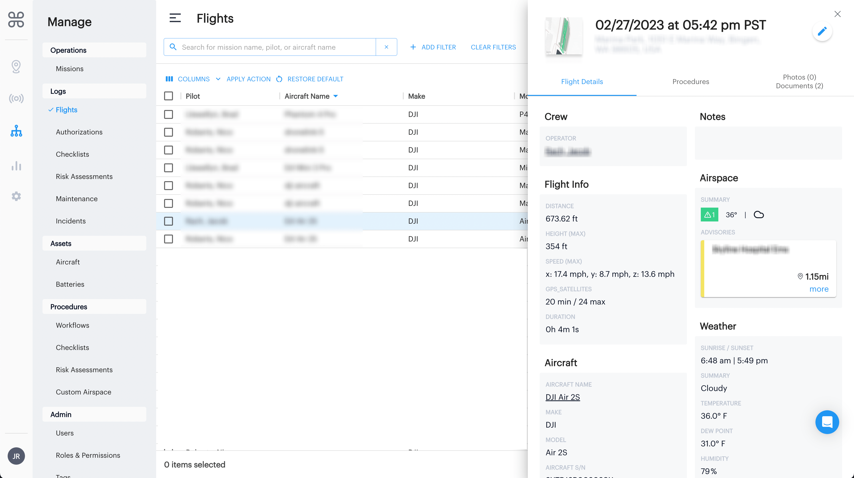 How do I setup Aloft Air Control flight logging integration? Dronelink