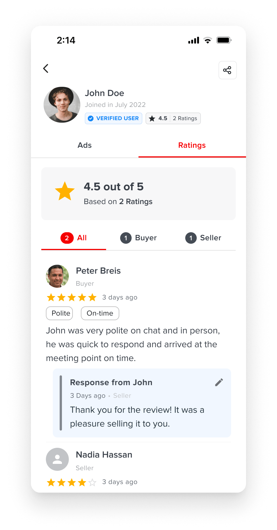 All about Ratings and Reviews Feature Help Center