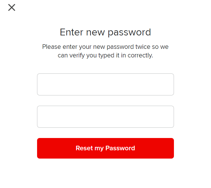 How to reset or recover your account password? Help Center