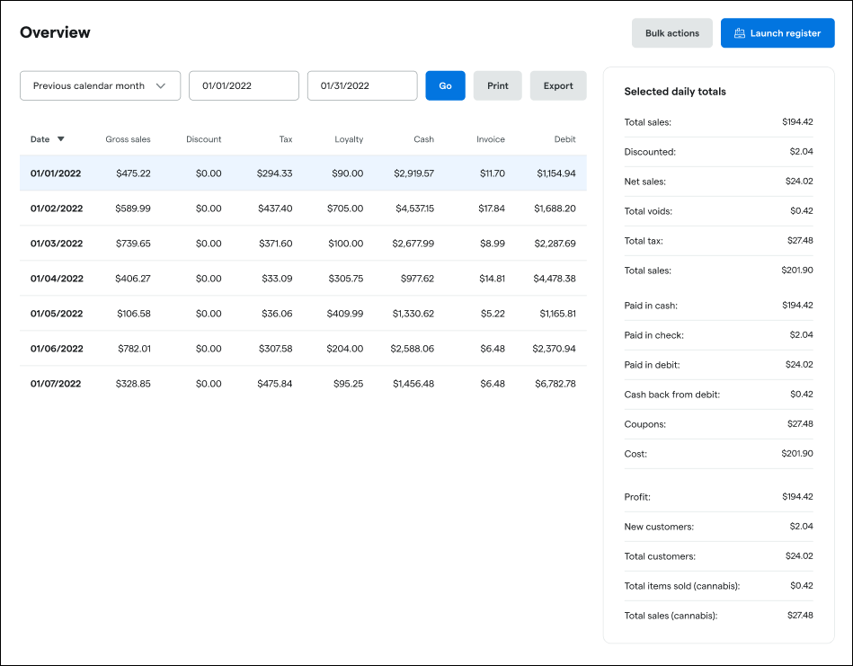 Registers overview Dutchie POS Dutchie Help Center