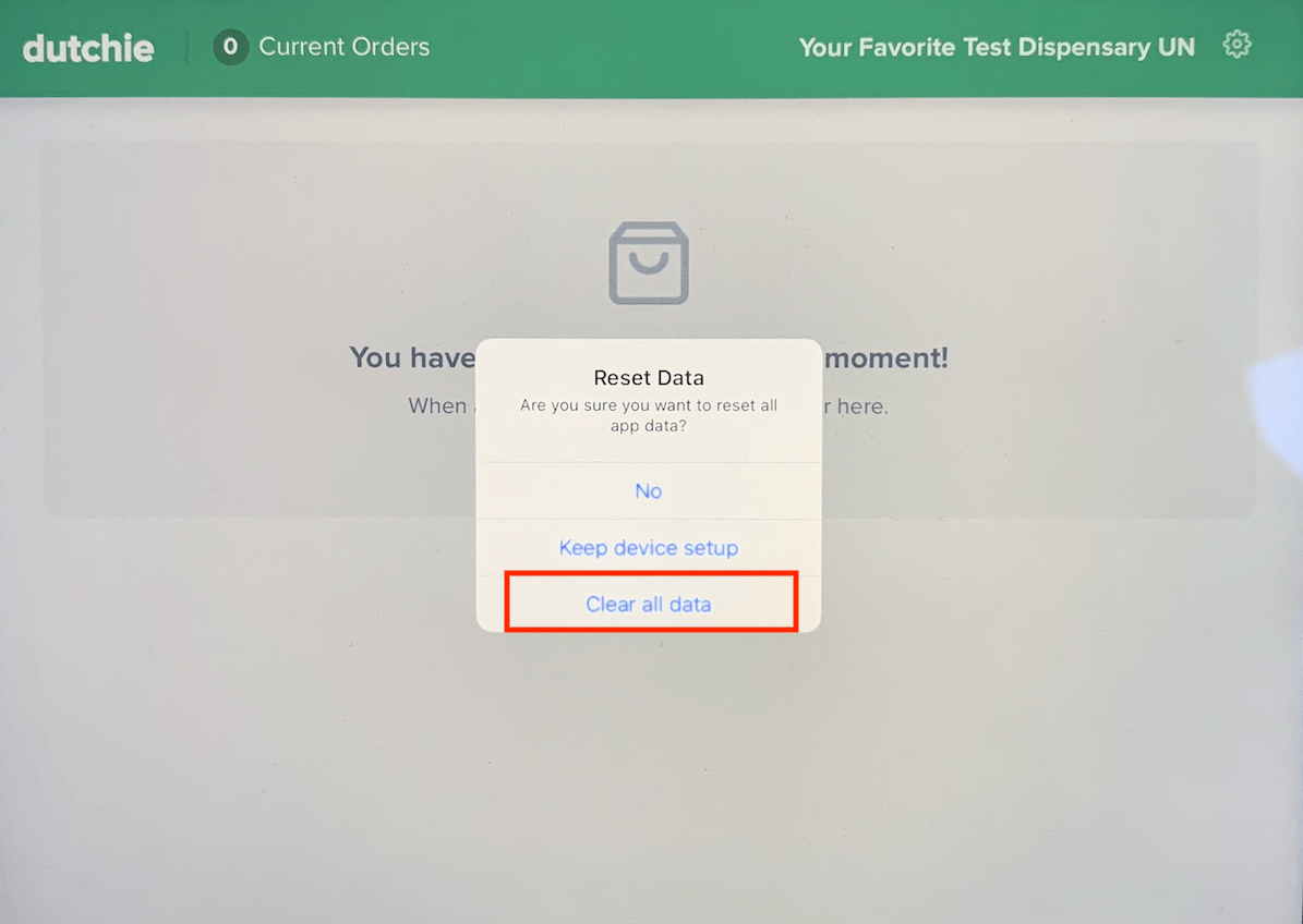 Troubleshooting your Dutchie Order Terminal iPad Dutchie