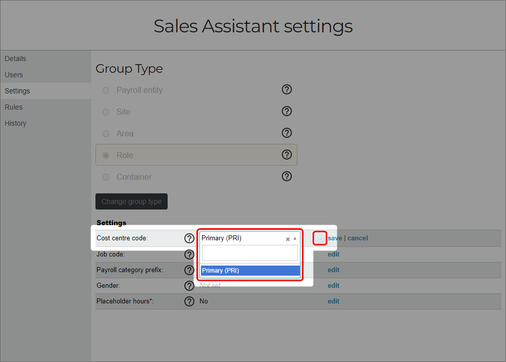 Org Structure Cost Centre Codes easyemployer support