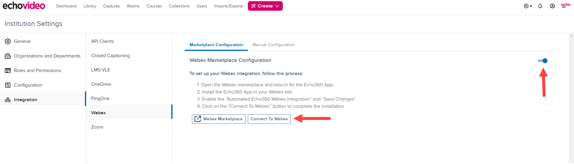 EchoVideo Integrating EchoVideo with ex Support