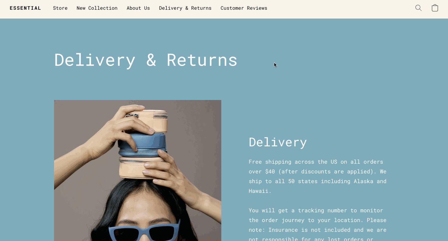 Best practice What pages to add on an website Ecwid Help