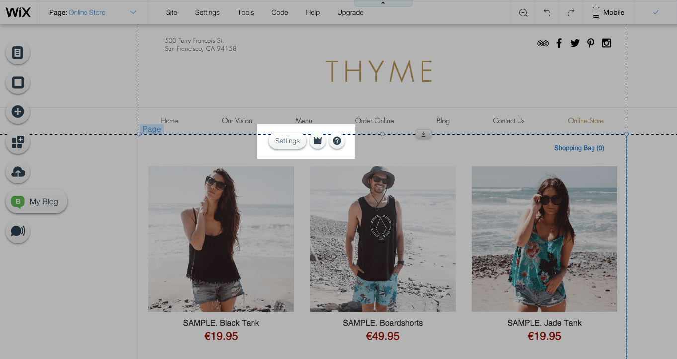 Adding shopping cart icon to your Ecwid store on Wix Ecwid Help Center