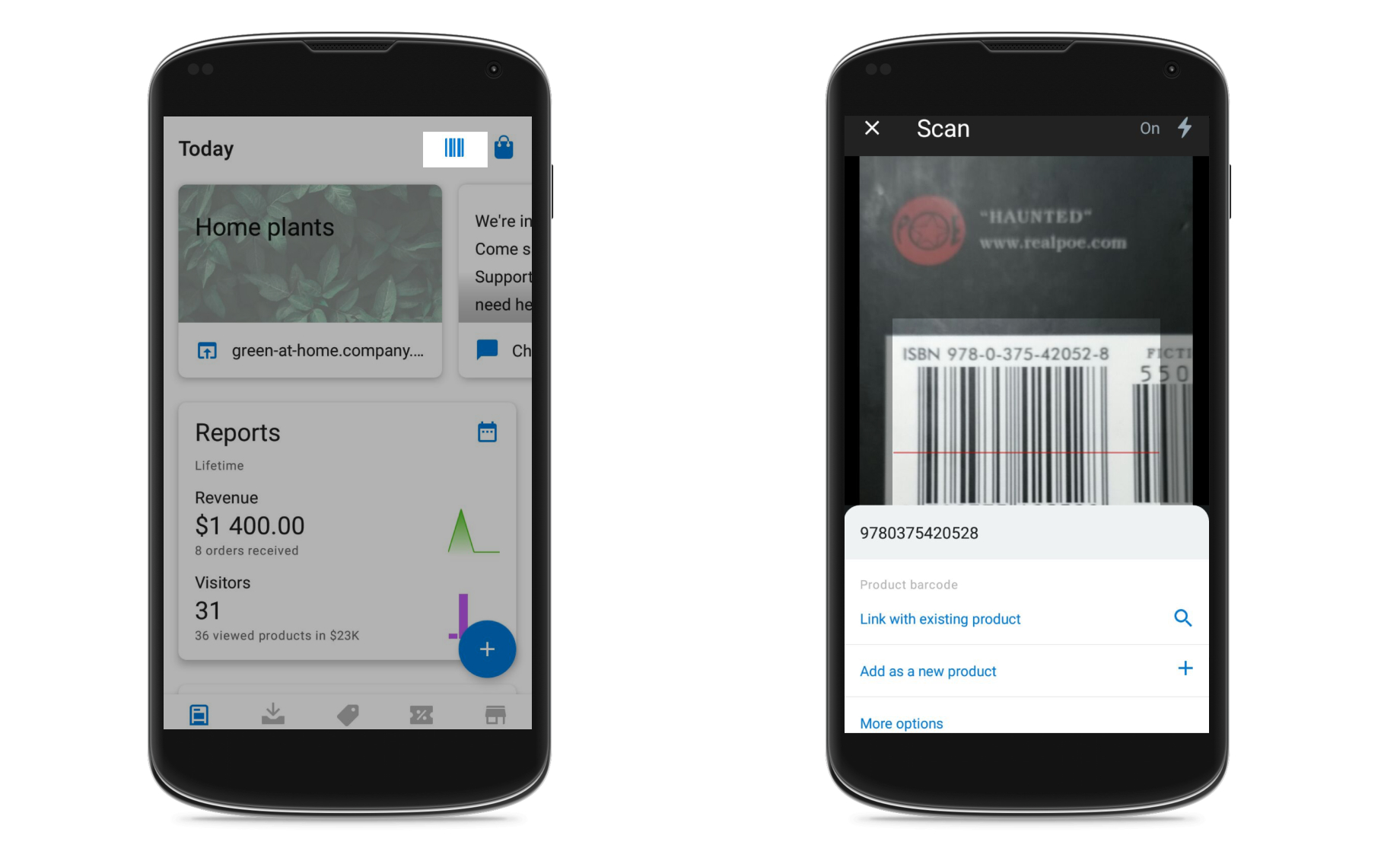 Using mobile barcode scanner in Android Ecwid app Ecwid Help Center