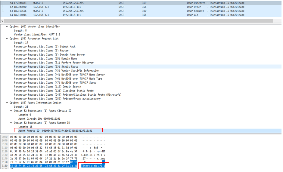 [Enterprise Switch] How to enable DHCP snooping and setting Option 82