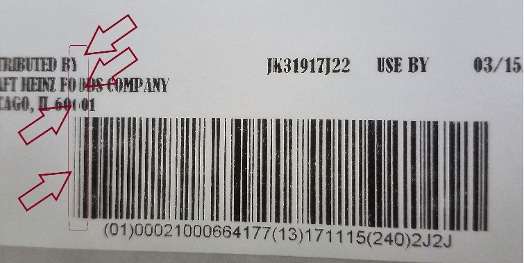 White Stripe on Label Thermal Printer Problem Efficient Business