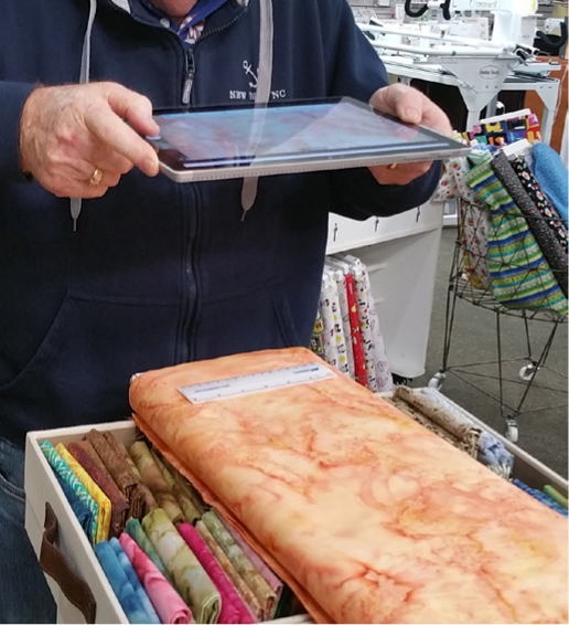 Using your Phone, Tablet or Camera to “Scan” Fabrics Articles