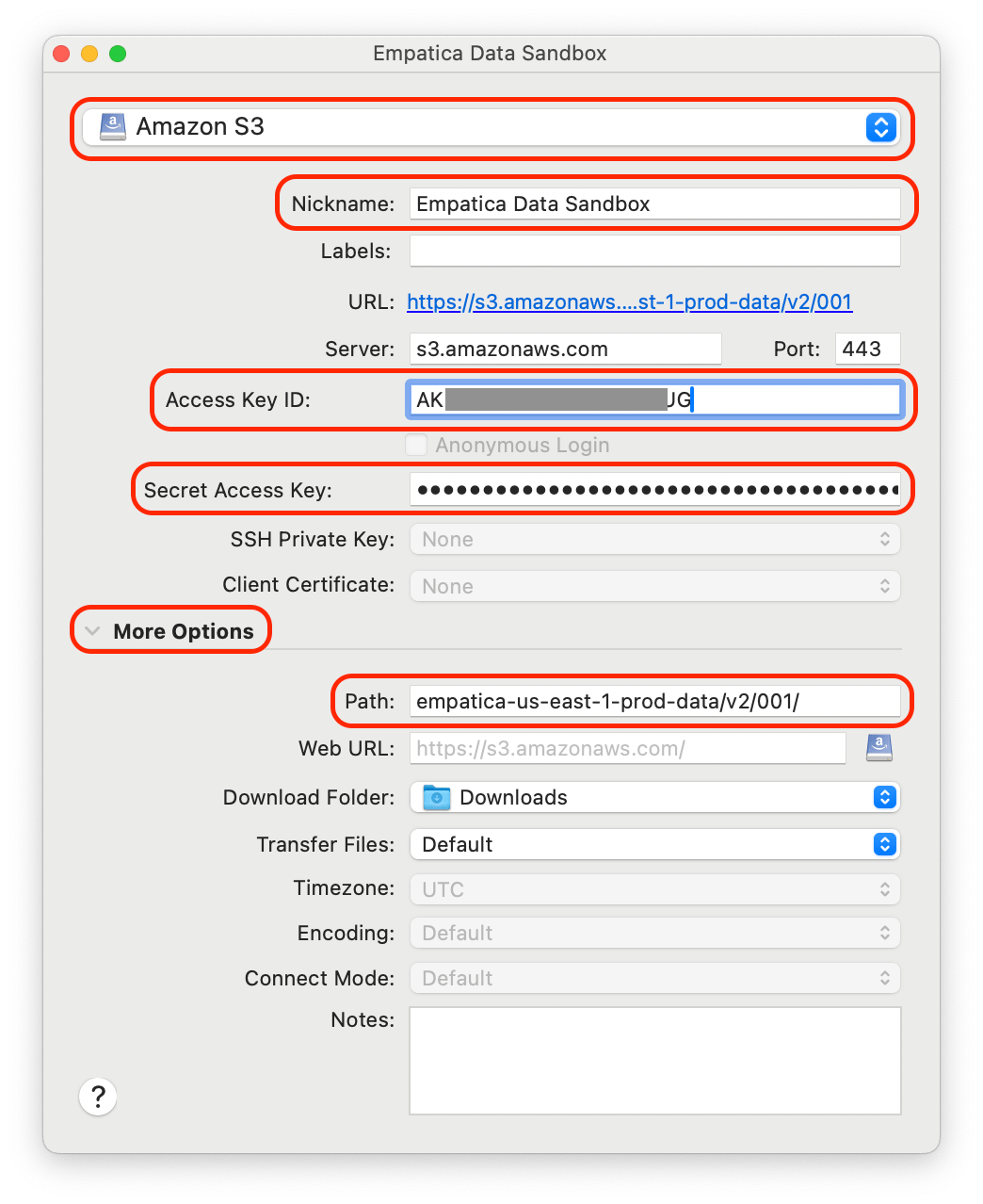 Accessing Data on the S3 Bucket Empatica Support