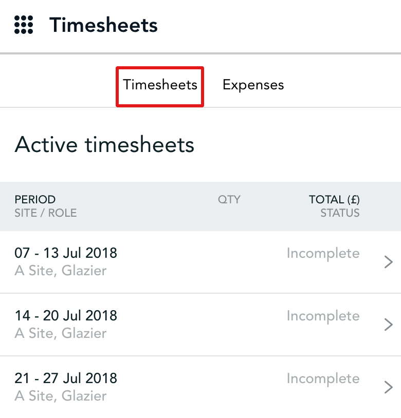 Submitting a timesheet Engage