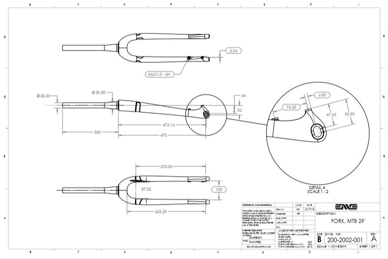 Fork Dimensions ENVE Support Center Home