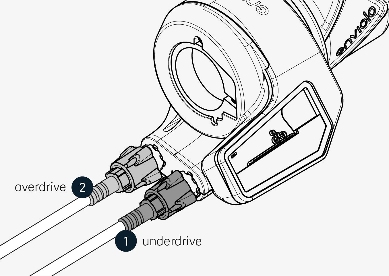 How to set the cable length for the manual hub interface (with the