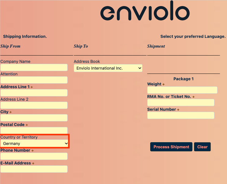 How to return parts with UPS enviolo Help Center