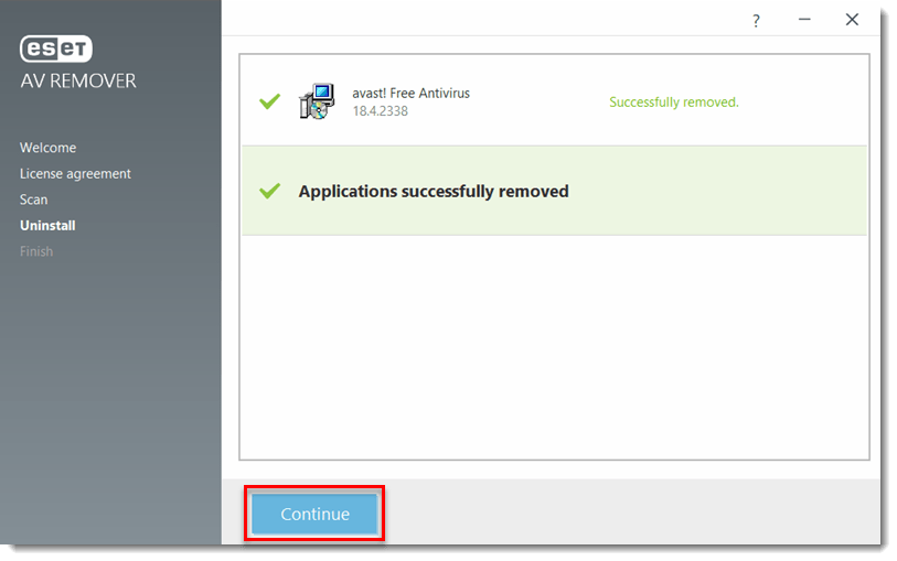 [KB3527] ESET AV Remover List of removable applications and