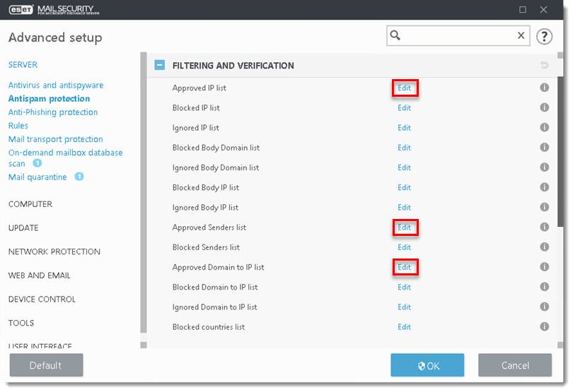 [KB5956] Configure Approved (whitelist), Blocked (blacklist) and