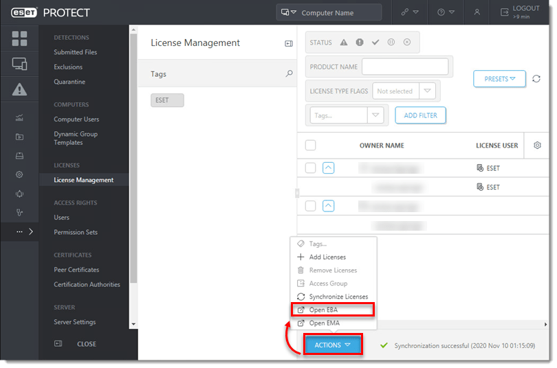 [KB7656] Activate ESET business products in offline environment using