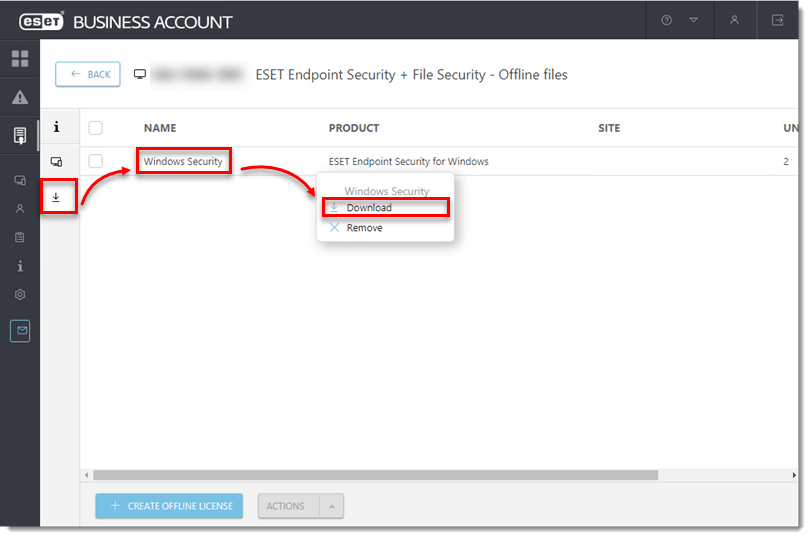 [KB7656] Activate ESET business products in offline environment using